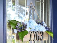 The Cofran Home House Number Planter
